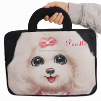 Sac personnalisé à poignée pour ordinateur portable, étui de protection pour ordinateur, étui souple de transport pour tablette en néoprène