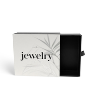 Boîte de présentation de bijoux de luxe en gros pour collier et bague avec insert intérieur et en mousse