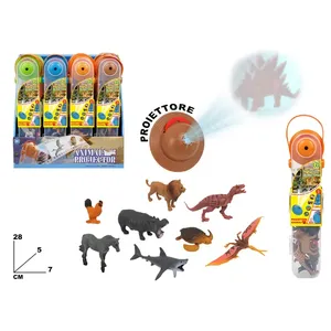 <b>Animal</b> Projector 28x7x5 Cm with Dinosaur and <b>Animal</b> Figures <b>Plastic</b> Alkaline AAA Battery for 4-6Y Kids Playtime Fun - Product Image 1