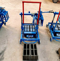 Machine électrique manuelle de fabrication de briques creuses en ciment, blocs creux en béton à vendre aux États-Unis, en Ouganda et en Afrique