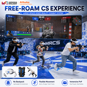 Lunettes AR de réalité augmentée, équipement de jeu de tir interactif en intérieur avec 4 casques Ultra, prise en charge MR CS, multijoueur - Product Image 6