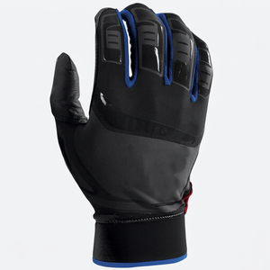 Guantes de Bateo de Béisbol de Cuero Negro de Alta Calidad, Ambidiestros, Ecológicos y Duraderos - Product Image 1