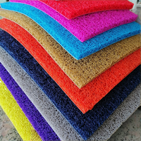 Tapis de sol en PVC antidérapant personnalisé de 10 mm 12 mm, rouleau de tapis en forme de nouilles, support ferme, tapis d'extérieur lavables