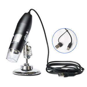 <span class=keywords><strong>Microscope</strong></span> numérique portable <span class=keywords><strong>3in1</strong></span> 1000X Type C Micro 8 lumières LED Support inclus - Product Image 3