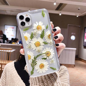 Cover posteriore della cassa del telefono in TPU trasparente Real Flower per iPhone <span class=keywords><strong>11</strong></span> 12 13 14 15 <span class=keywords><strong>Pro</strong></span> Max <span class=keywords><strong>Apple</strong></span> custodie trasparenti per telefoni - Product Image 4