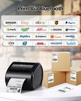 Impresora de Etiquetas Phomemo 4x6, Impresora Térmica Inalámbrica para Pequeñas Empresas, AMZ Shopify Etsy UPS FedEx