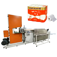 Machine de découpe de papier toilette contrôlée par PLC, scie à ruban pour rouleaux de papier toilette