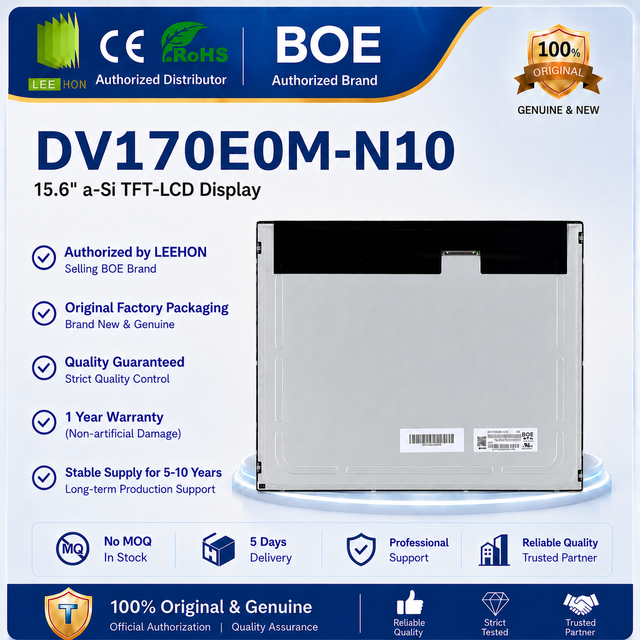 BOE DV170E0M-N10 17 Inch 1280x1024 SXGA 30 Pin LVDS Industrial TFT LCD Module