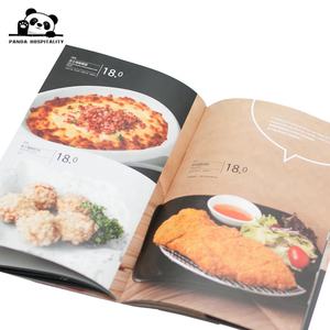 Páginas Insertables, Papel Grueso Plegado Personalizado A4, Folleto Elegante, Tarjetas de Menú Trípticas para Restaurante, Impresión de Menús para Llevar - Product Image 4