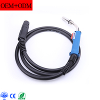 Torche de soudage MIG 40KD, connecteur Euro, refroidie par air, pistolet de soudage complet pour soudeur MIG 4M