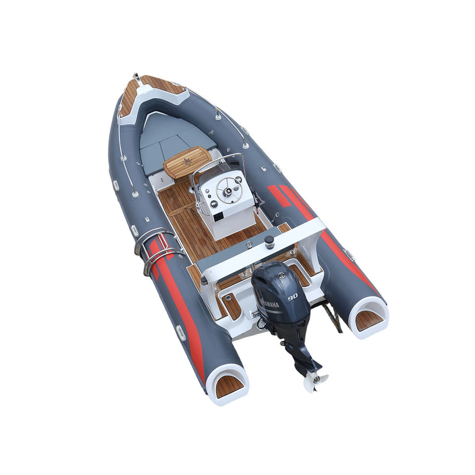 RIB 550D PVC Tube Fiberglass Fishing Boat for Coastal Recreation ...
