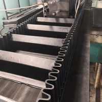 Bande transporteuse en caoutchouc naturel YUPHENG avec jupes latérales et crampons pour machines agricoles, service de moulage, origine Shandong