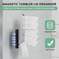 Porte-gobelet magnétique Stanley pour le réfrigérateur, organisateur de bouteille d'eau de stockage Stanley, organisateur de couvercle de gobelet pour la tasse Stanley