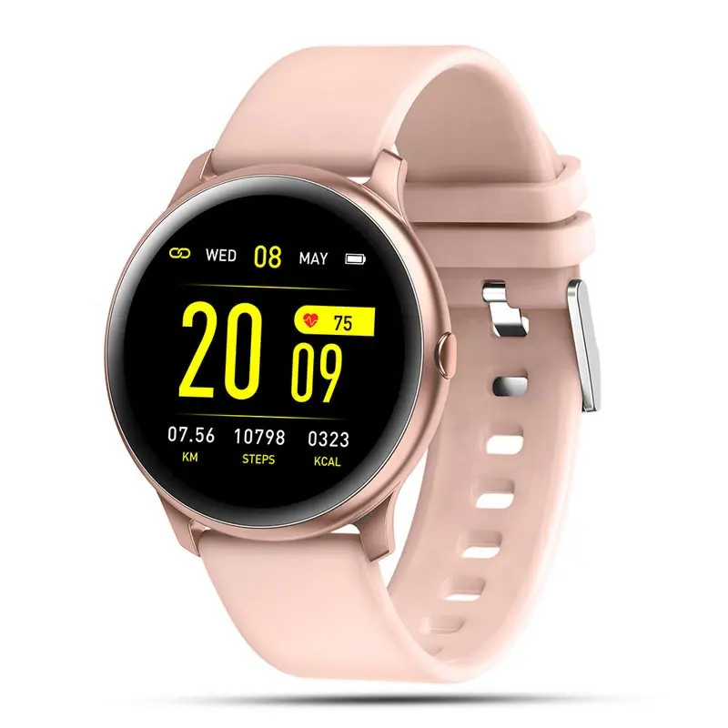 Smart Watch Women Man KW19 Heart Rate Sleep Monitor Blood Pressure Music Fitness Smart Bracelet Sport Smartwatch For xiaomi Ios