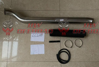 Snorkel de voiture en acier inoxydable noir de 4 pouces pour Toyota Land Cruiser LC200 2017+ – Tuyau d'admission d'air et conduit de pénétration aquatique