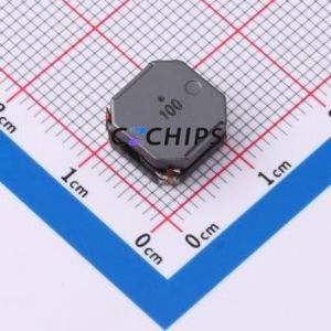 Inductor de Potencia SMD 1274AS-H-100M=P3, 10.3x10.3mm (Inductancia: 10uH) (Precisión: 20%) (Corriente Nominal: 4.4A) - Product Image 1