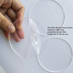 <span class=keywords><strong>Plexiglás</strong></span> Laser Cut Round Circle 1/8 "Dia 3,5" <span class=keywords><strong>Discos</strong></span> acrílicos transparentes - Product Image 4