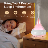 Nouveautés WiFi Smart Tuya APP Télécommande Veilleuse 7 LED Couleur Lumière Diffuseur D'huile Diffuseur D'arôme Ultrasonique
