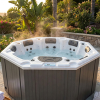 Spa pour enfants 6 places avec massage par le surf, chromothérapie, stérilisation à l'ozone et en acrylique stéréo