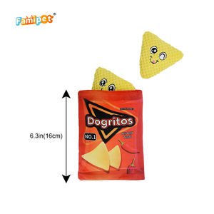 Famipet sacchetto di patatine di nuovo Design personalizzato morbido farcito <span class=keywords><strong>Pet</strong></span> <span class=keywords><strong>Squeak</strong></span> <span class=keywords><strong>Toy</strong></span> Squeaky peluche per cani per animali domestici - Product Image 2