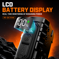 Lampe torche LED d'urgence étanche à pression manuelle avec batterie 18650