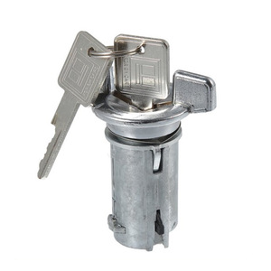 Ignition Switch <b>Key</b> <b>Lock</b> Cylindrical 190424082 Zinc Plated Iron 2 <b>Keys</b> for Buick Cadillac Chevrolet GMC - Product Image 5