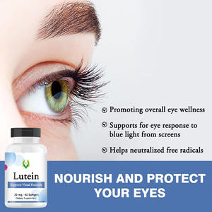 Gélules de lutéine de haute qualité avec supplément nutritionnel de zéaxanthine extrait de caroténoïde soutient la fonction visuelle pour la santé des yeux - Product Image 4