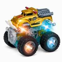 Vente en gros de jouets Monster Truck lumineux avec pneus texturés, assortiment coloré pour l'exposition et les cadeaux