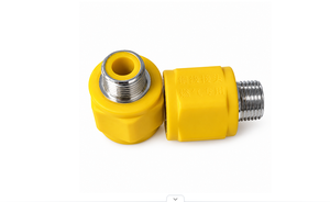 Raccordo Isolante in Acciaio Inox per Gas, Connettore Filettato con Guscio Isolante Giallo per Sistemi di Alimentazione Gas - Product Image 2