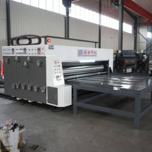 2026新型半自动二色印刷机开槽机/模切机/纸盒印刷机制作披萨机 - Product Image 1