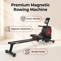 Mini rameur de gym multifonctionnel avec cadre en acier robuste pour la maison