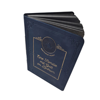 Impression personnalisée de Bibles pour enfants, vente en gros de Bibles à prix avantageux avec couverture en cuir bleu