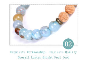 <span class=keywords><strong>Bracelet</strong></span> en perles d'agate craquelée de 8 mm, perles en bois, <span class=keywords><strong>pierre</strong></span> <span class=keywords><strong>volcanique</strong></span>, aromathérapie, <span class=keywords><strong>huile</strong></span> <span class=keywords><strong>essentielle</strong></span>, parfum, bijoux, style classique - Product Image 4