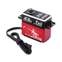 AGFRC A73BHNH bajo costo 17,5 KG Metal Gear 0.061s rápido 8,4 V 2S HV caja de Metal Digital programable cola RC helicóptero Servo