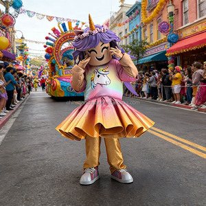Poupée 3D Little <span class=keywords><strong>Pony</strong></span> Parade Actio à grande échelle Parade Activité Parc d'attractions Performance Stage Performance Costume de danse - Product Image 1