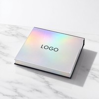 Nouveauté, palette de fards à paupières à 5 couleurs avec miroir, fermeture magnétique, rose doré brillant, marque privée