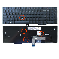 Teclado para Portátil Lenovo E430C E570 E560 E450C E470C E330 W450, Teclado para Notebook con Retroiluminación para Portátil Lenovo
