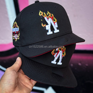New Original Era High Quality Classic <b>Caps</b> <b>Men</b> <b>Flat</b> Brim Baseball Fifty Fitted <b>Cap</b> 6-Panel Closed Gorras Snapback Hat <b>Cap</b> - Product Image 3
