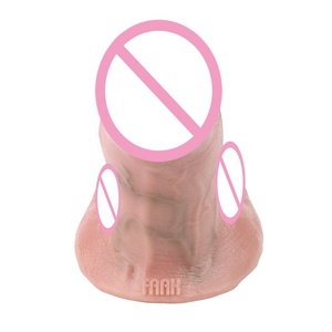 FAAK Dildo Curvo de Silicona Realista con Ventosa, Tacto de Piel, Pene Grueso Realista, Juguetes Sexuales para Mujeres, Masturbador Femenino - Product Image 2
