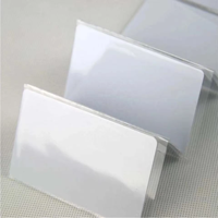 Carte PVC blanche vierge UHF, imprimable, longue portée de lecture, carte intelligente RFID