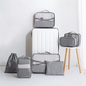 Nuovo tessuto <span class=keywords><strong>Oxford</strong></span> portatile Set 7 pezzi Comperession Packing cubi organizer scarpe vestiti porta oggetti Mochilas - Product Image 2