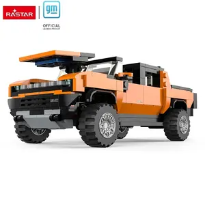 Rastar SUV voiture tout-terrain véhicule briques Kit jouets enfants bricolage blocs de construction voiture pour enfants jouets 1:30 Hummer EV voiture en brique sous licence