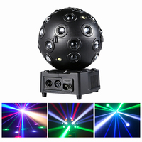 Magic Storm Projecteur Disco RVBW Pleine Couleur 50W, Lumière de Scène KTV DJ, Laser Stroboscopique à Tête Mobile, Lumière de Fête Disco