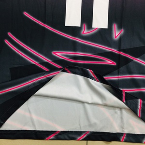 Logotipo personalizado 100 poliéster solo Jersey O cuello manga corta impresión por sublimación personalizada ligero de gran tamaño deportes malla camisetas - Product Image 4