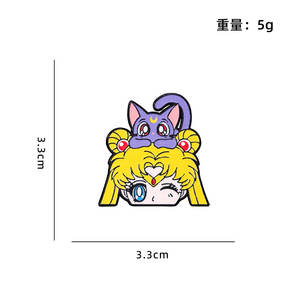 Épinglette Sailor Moon pour fille, style anime - Product Image 3