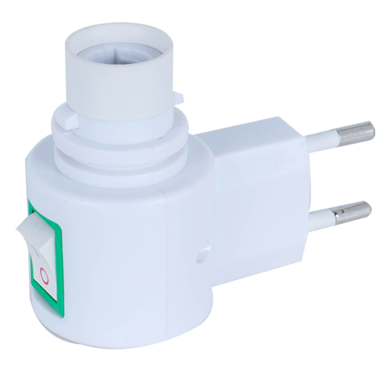 083B CE утвержденный переключатель ночного освещения E12 Вертикальная Розетка Электрический Разъем Держатель Лампы Европейский 7 Вт или 15 Вт 220 в 240 В