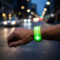Bracelet LED à télécommande DMX 512 pour concerts avec 20 zones de partitionnement