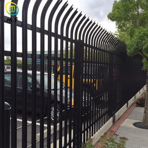 Populair 3d Gebogen Gegalvaniseerde Stalen Hek Panelen Zwart Frame Met Ijzer En Pvc Voor Buitenbeveiliging Europese Amerikaanse Stijl - Product Image 3