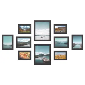 Songmics cắt dán hình ảnh khung thiết lập của 10 hình ảnh phòng khách phòng ngủ khung ảnh cho hình ảnh gia đình