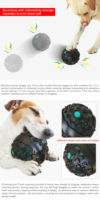 Fabrication de jouets de balle en caoutchouc de qualité alimentaire sans BPA pour les chiens à mâcher et à transporter durables pour les jeux de jardin et la mastication à la maison